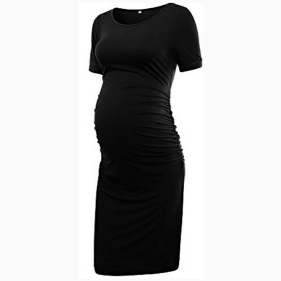 🆕⭐Mod Black bodycon maternity dress - Picture 5 of 8